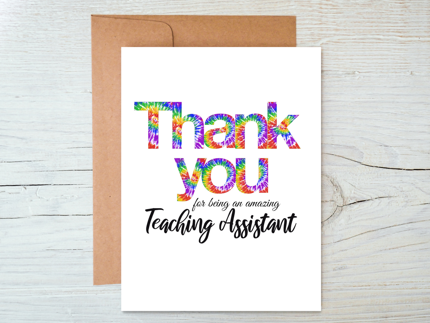 Thank you card - Teacher, Teaching Assistant, Head Teacher, Special Needs Teacher - Teachers