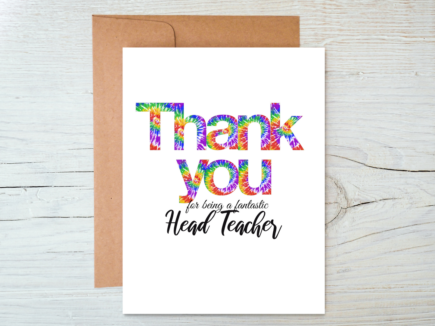Thank you card - Teacher, Teaching Assistant, Head Teacher, Special Needs Teacher - Teachers