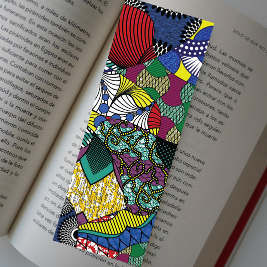African Print Wax Afrocentric Bookmark
