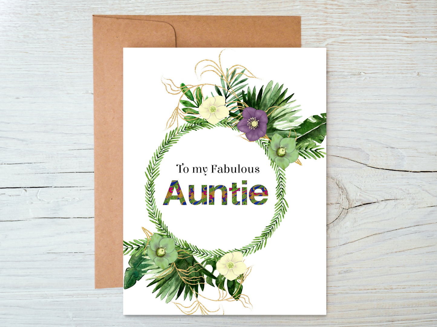 Fabulous Auntie Card