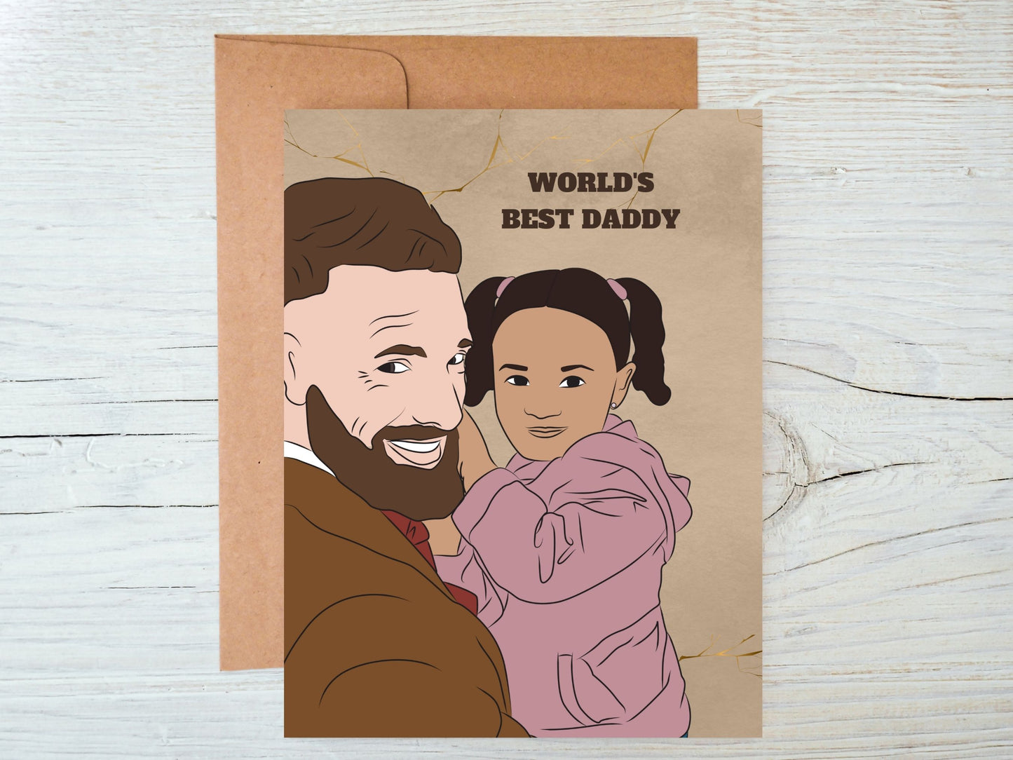 card for daddy from daughter