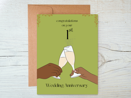 Wedding Anniversary Celebration Cards