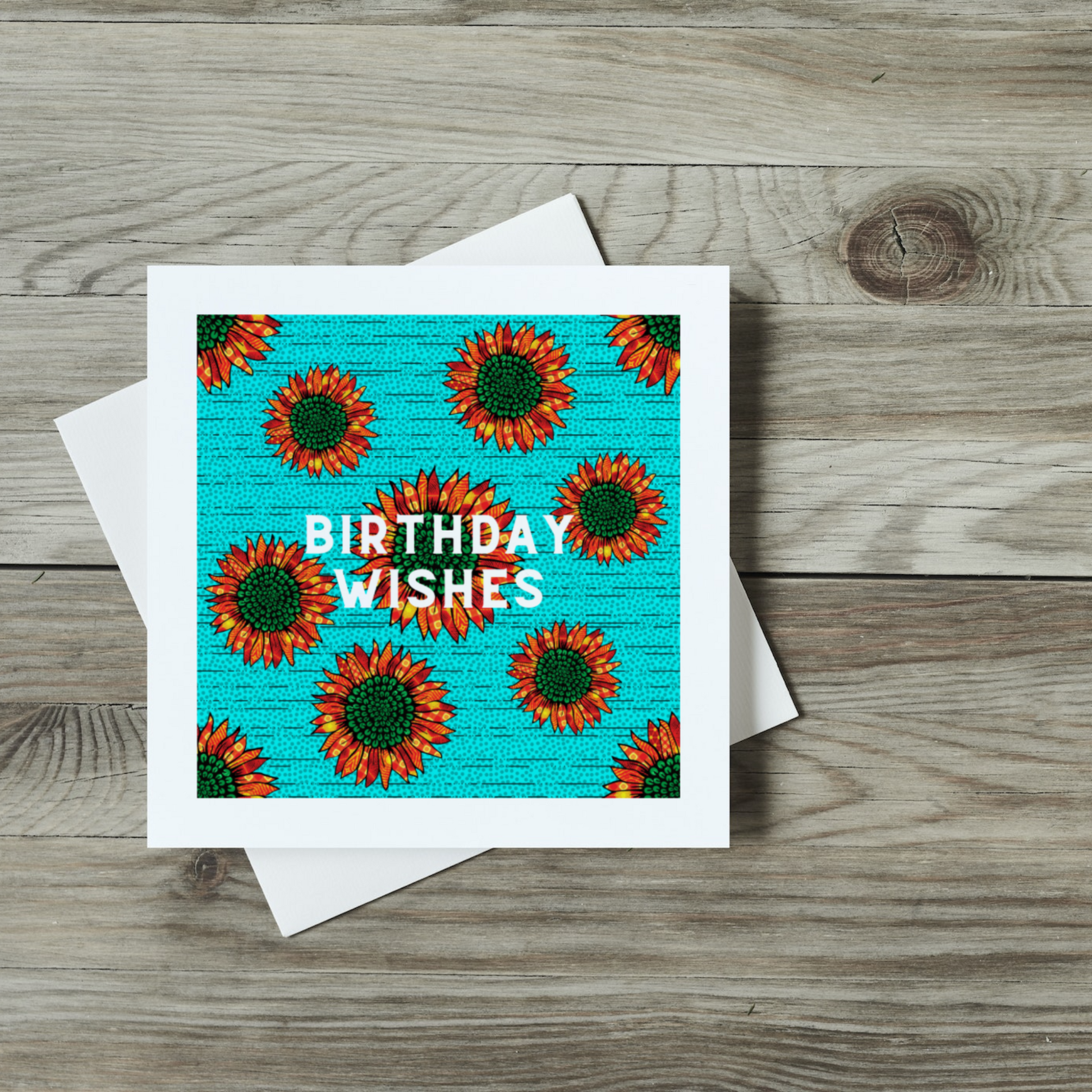 Birthday wishes afrocentric card
