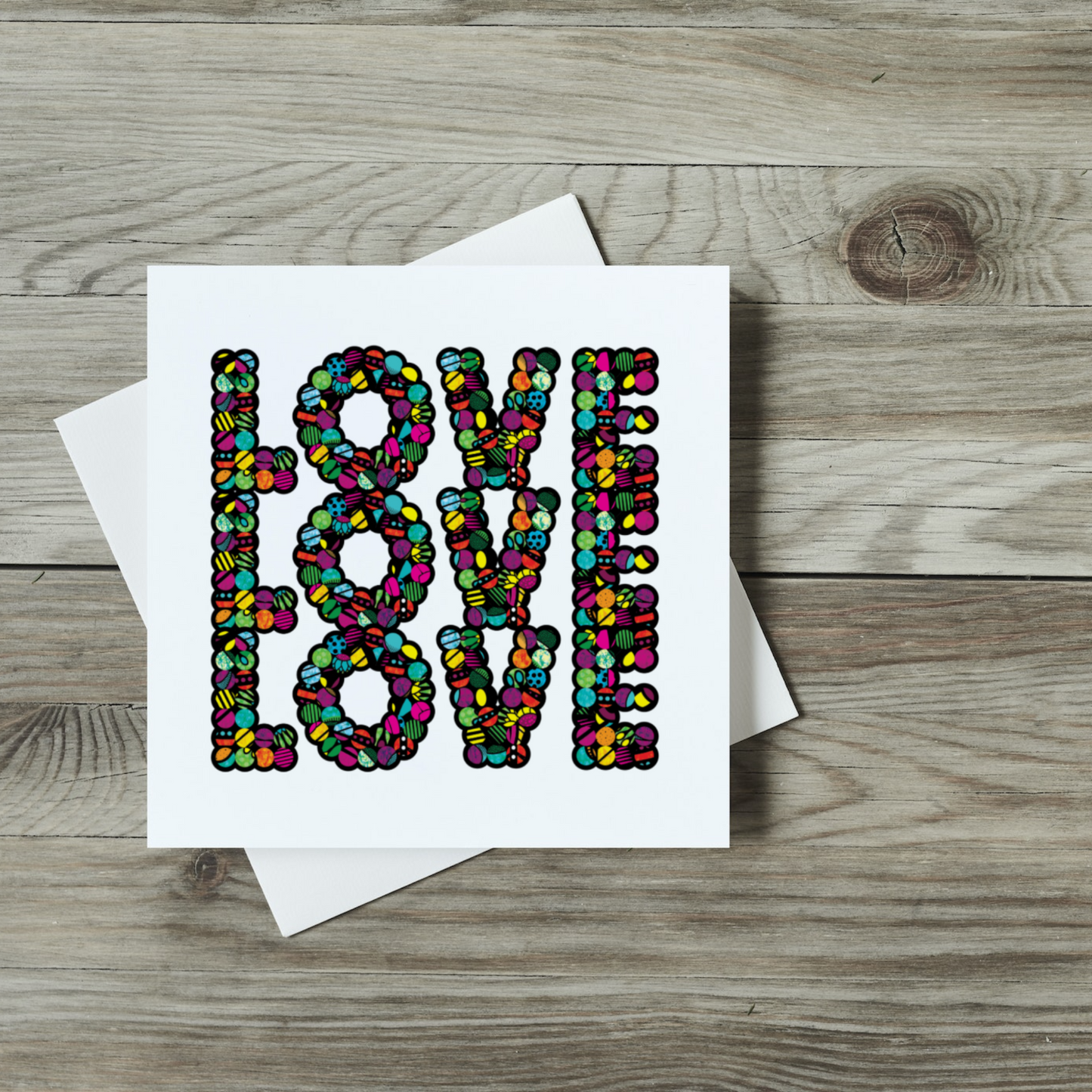 Love Afrocentric Greeting Card