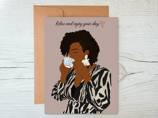Relax And Enjoy Birthday Card - Cards for Women