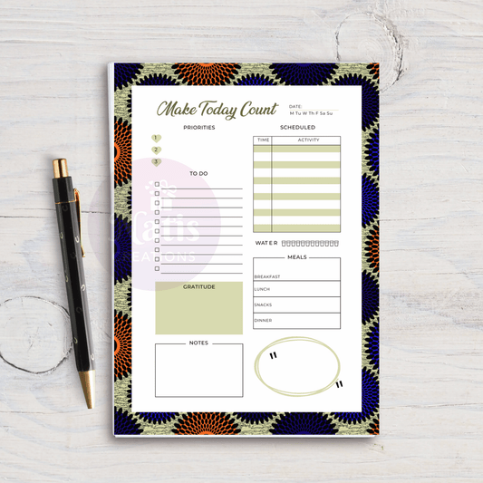 Blue Print Notepad