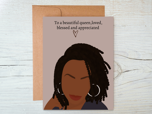 Happy Birthday Black Woman Card - Cards for Women