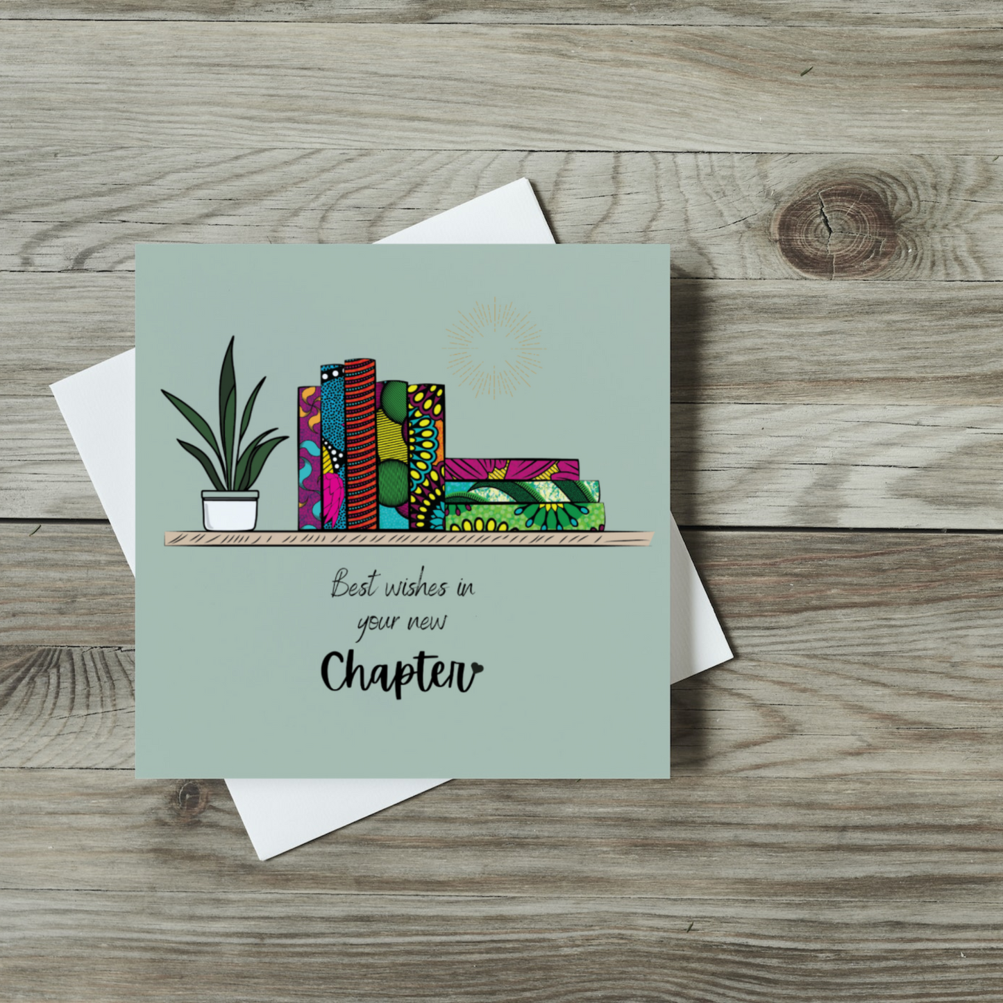New chapter greeting card