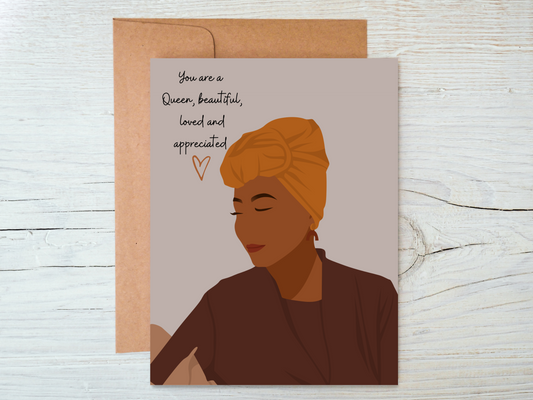 Black Woman Affirmation Mother's Day/Birthday Card