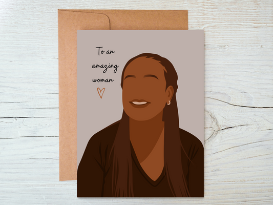 Black Woman Affirmation Card