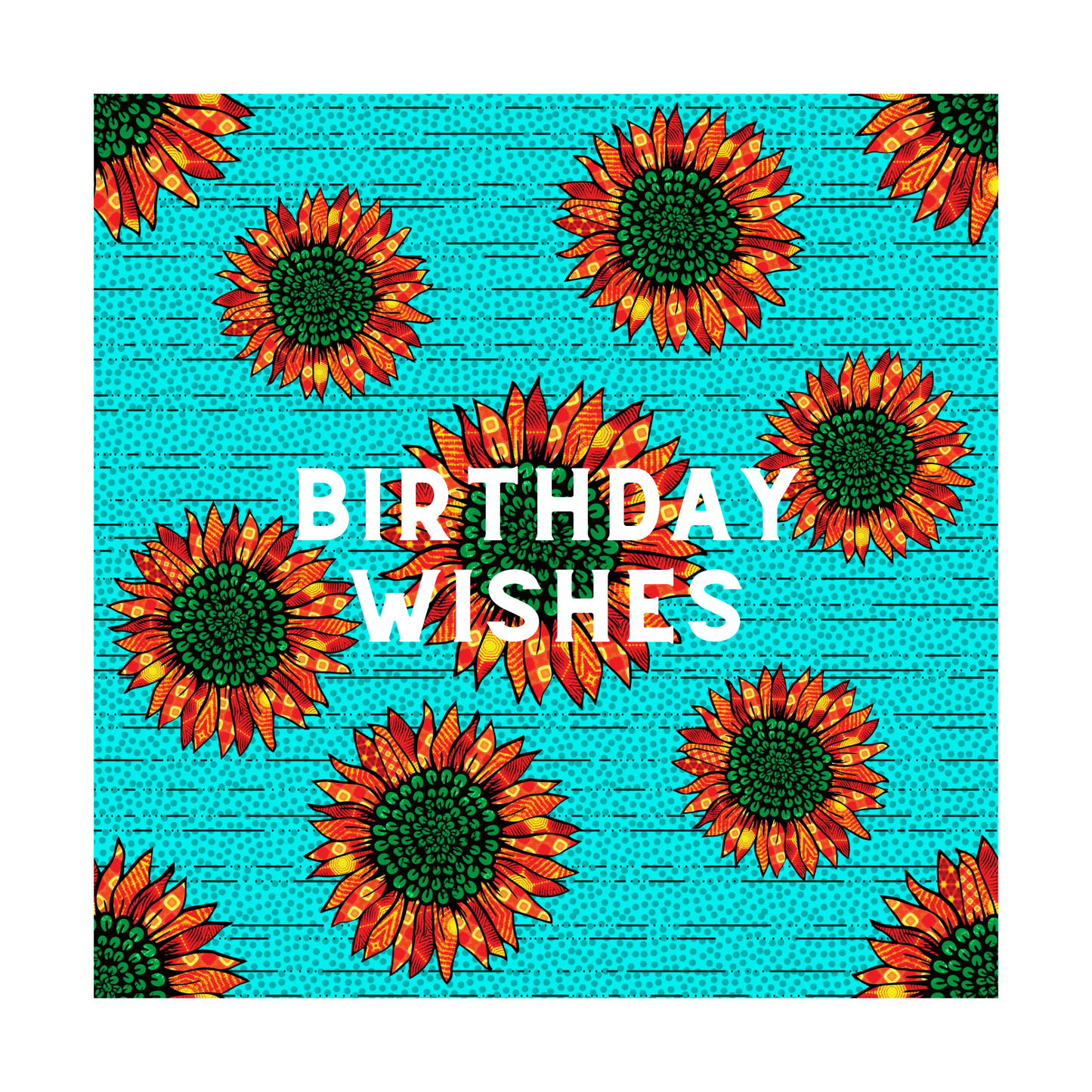 Birthday Wishes Afrocentric Greeting Card