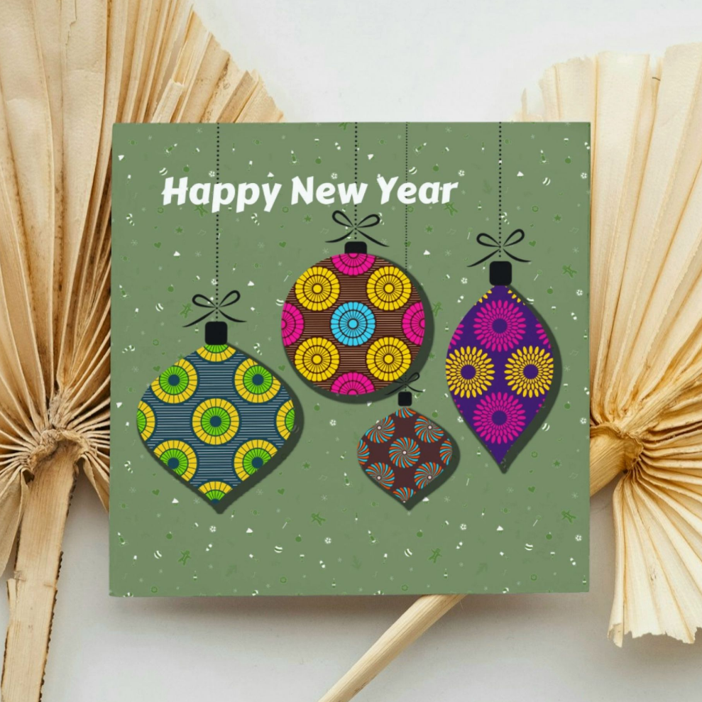 Happy New Year greeting cards