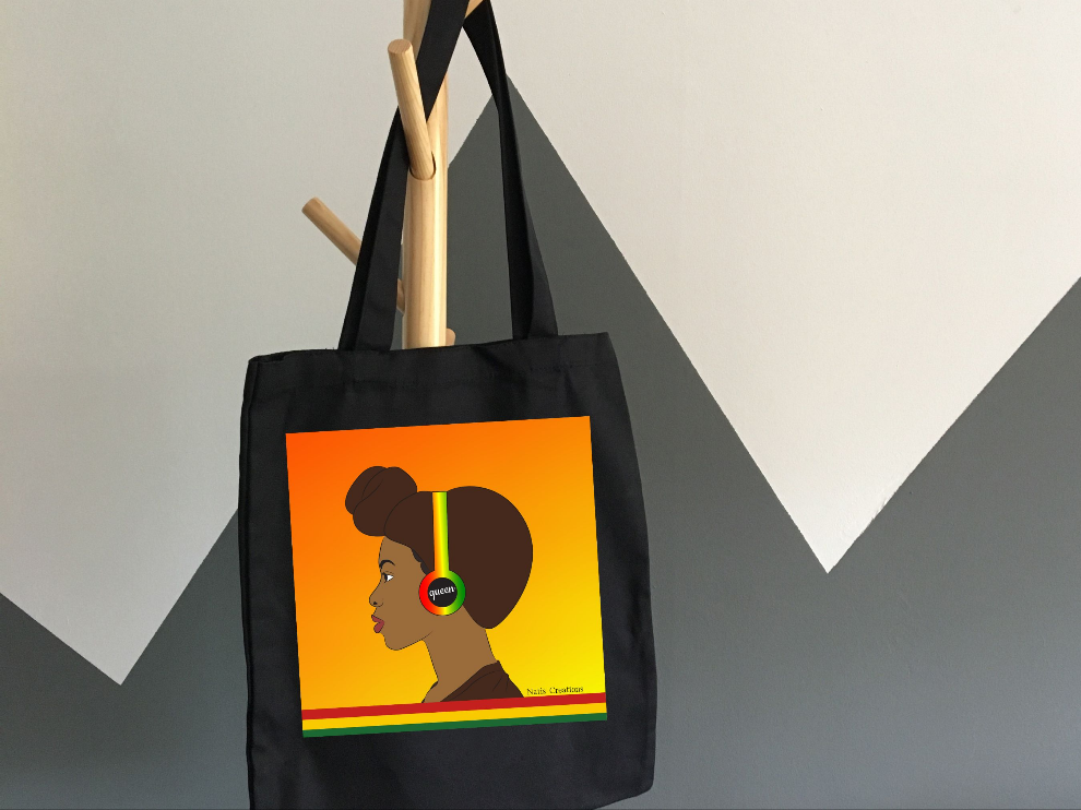 Queen Woman Cotton Tote Bag