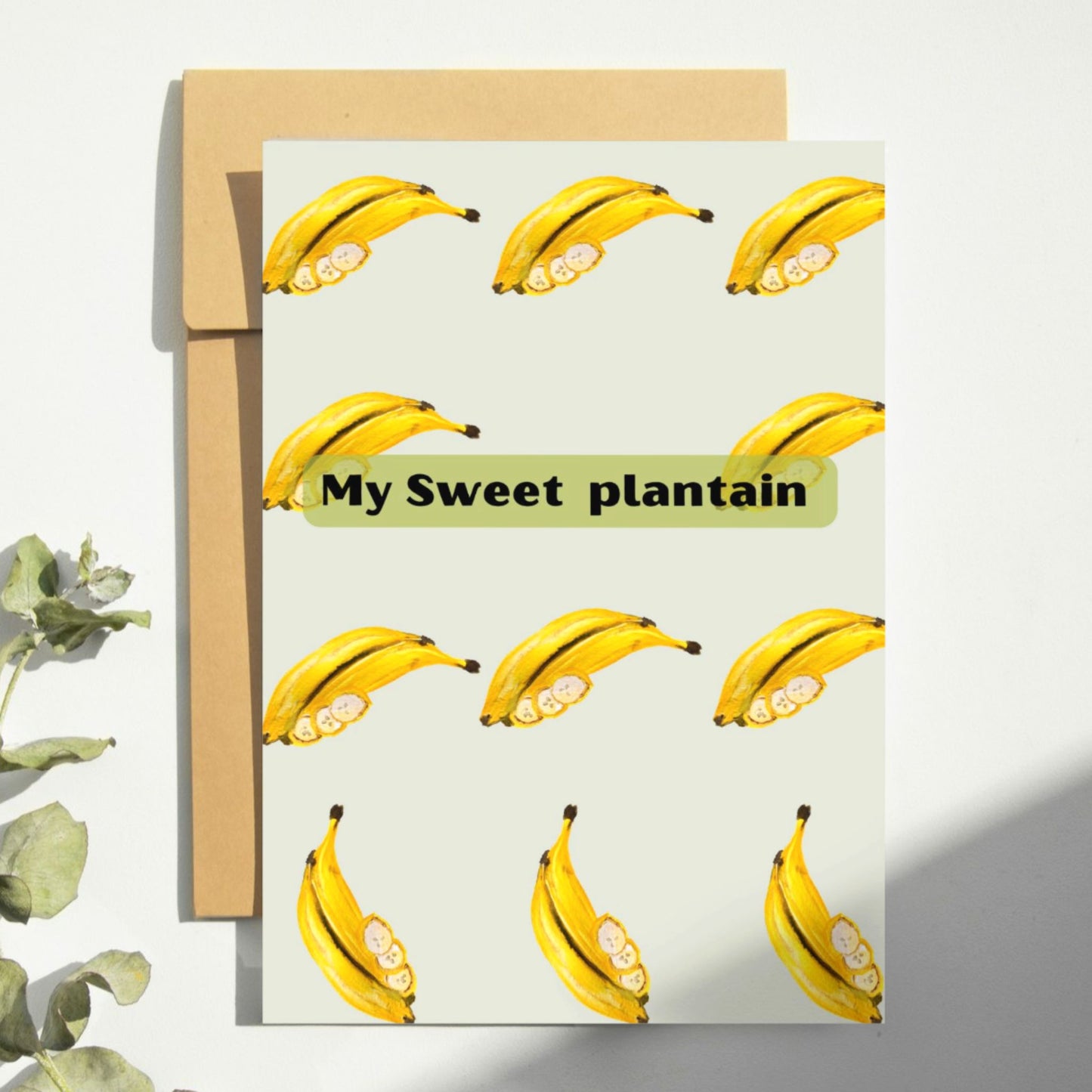 Afrocentric Valentine’s Day card celebrating Black love by Natis Creations UK