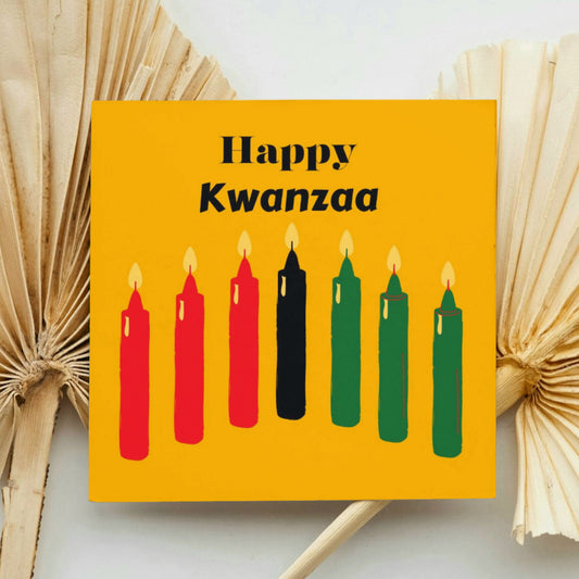 Kwanzaa celebrate diverse greeting card