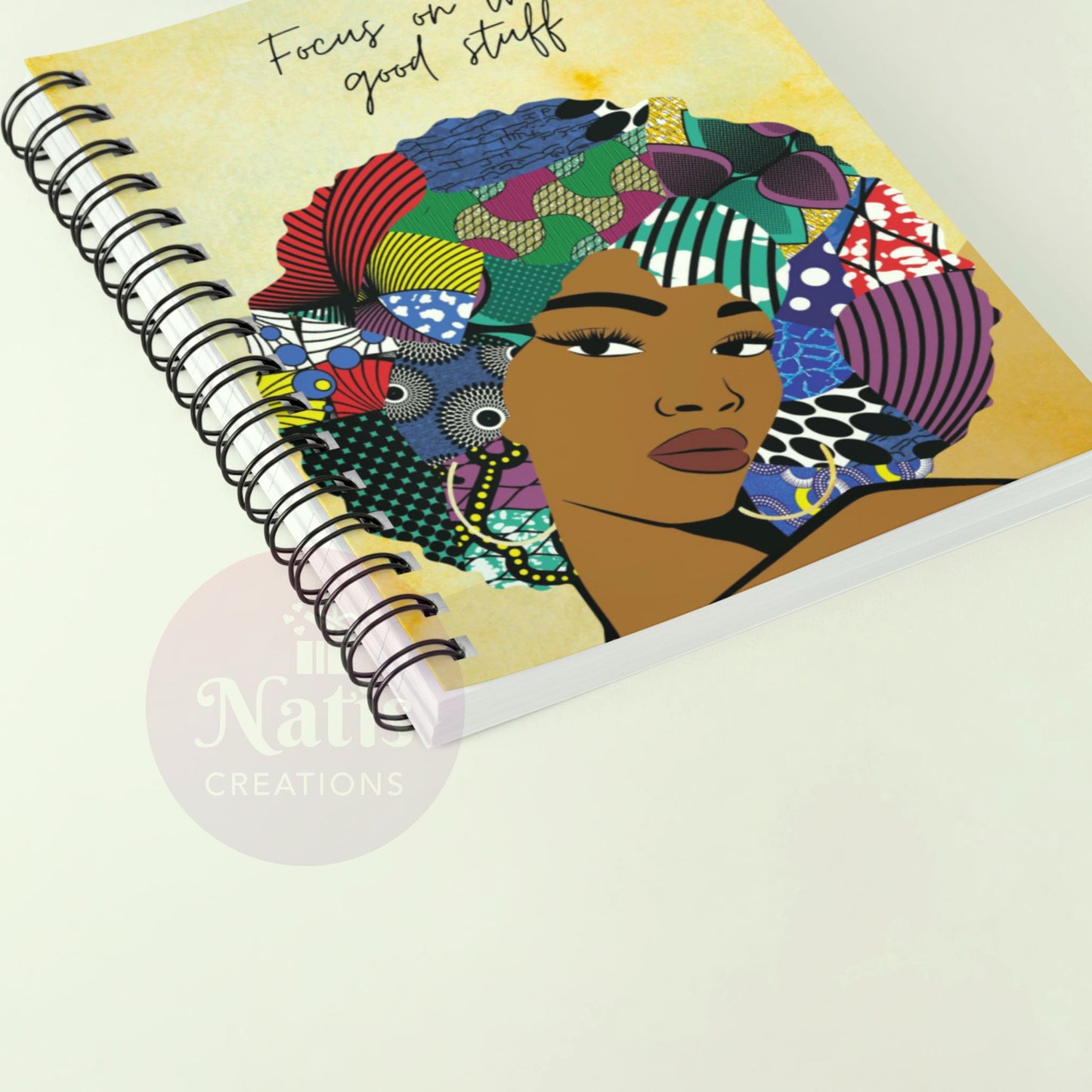 Focus On The Good Stuff A5 WiroBound Notebook