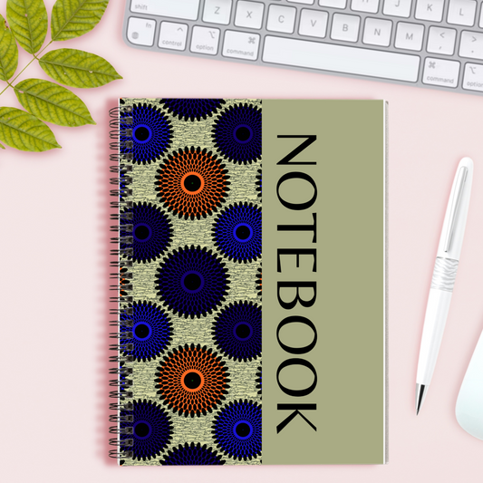 Circle Print A5 Notebook