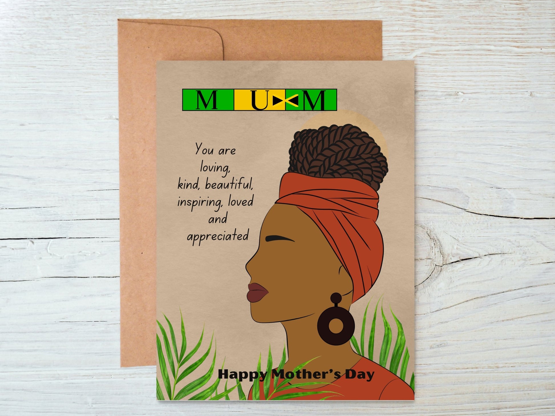 Black mothers Day cards for Jamaican mother