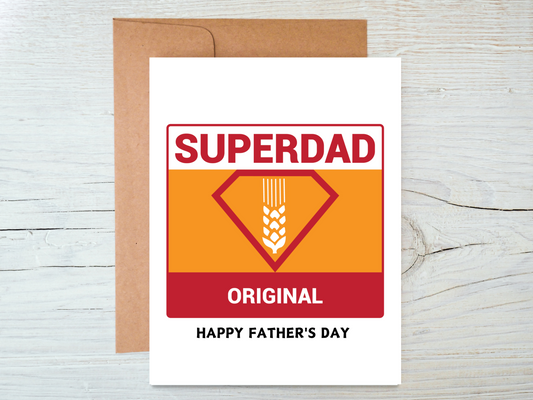 Super Dad Father's Day Cards