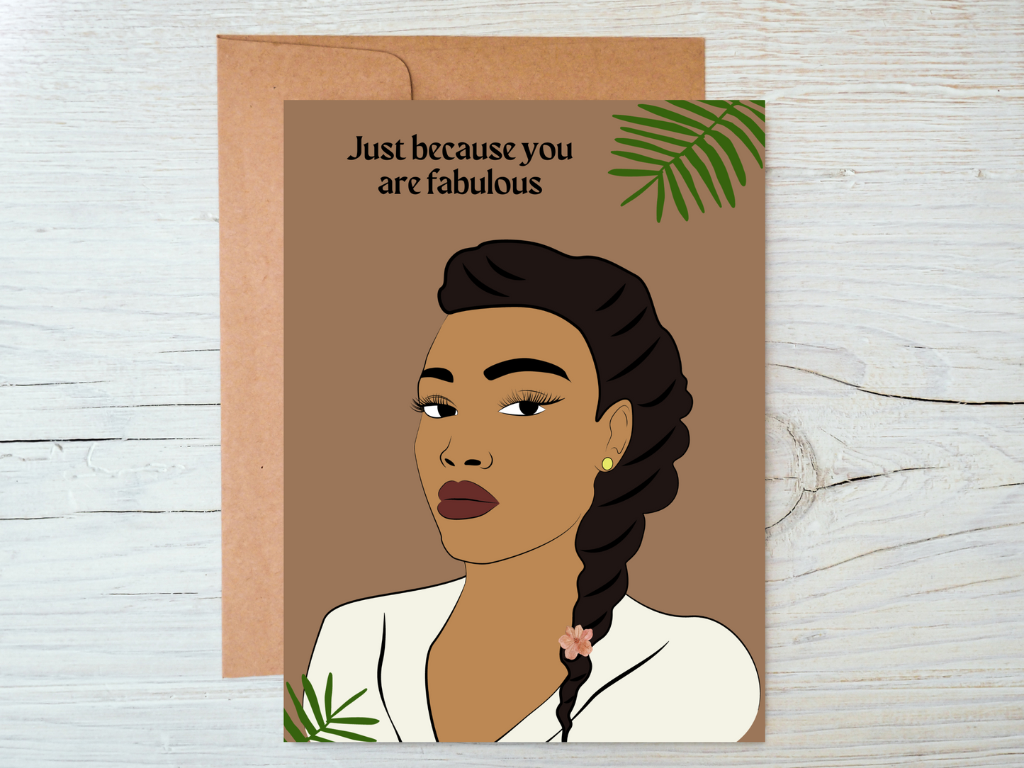 You Are Fabulous Black Birthday Card - Cards for Women