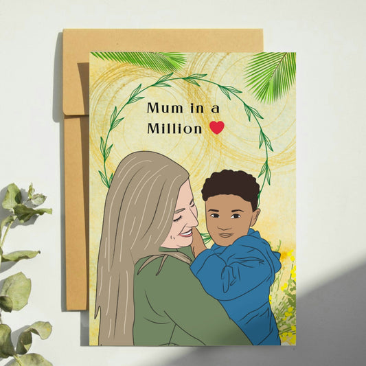 Mum in a Million Mother's Day or Birthday Card