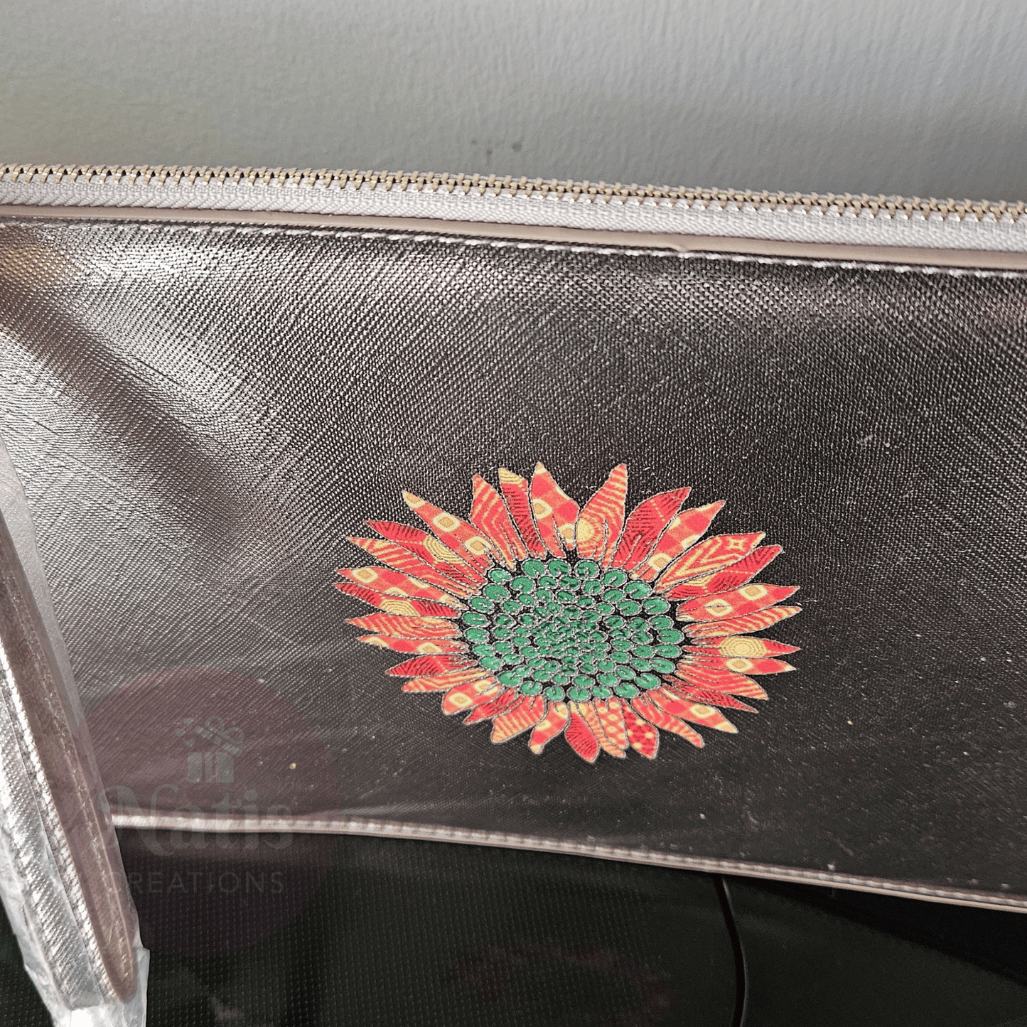 SunFlower Accessory Wristlet Pouch