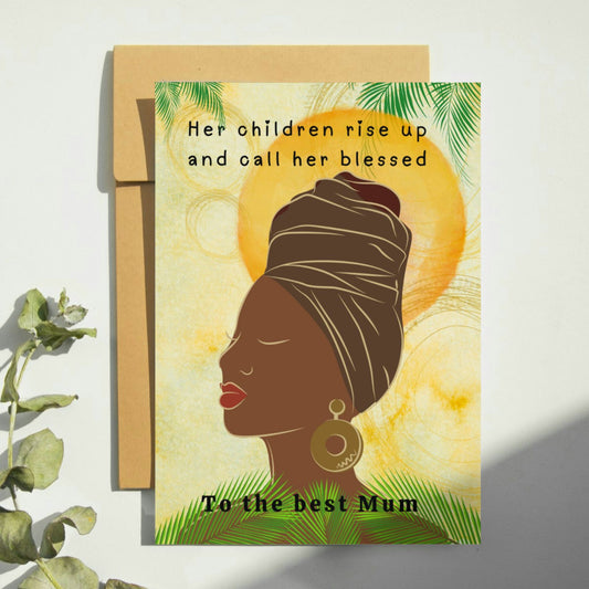 Her Children Rise Up For Mum Card