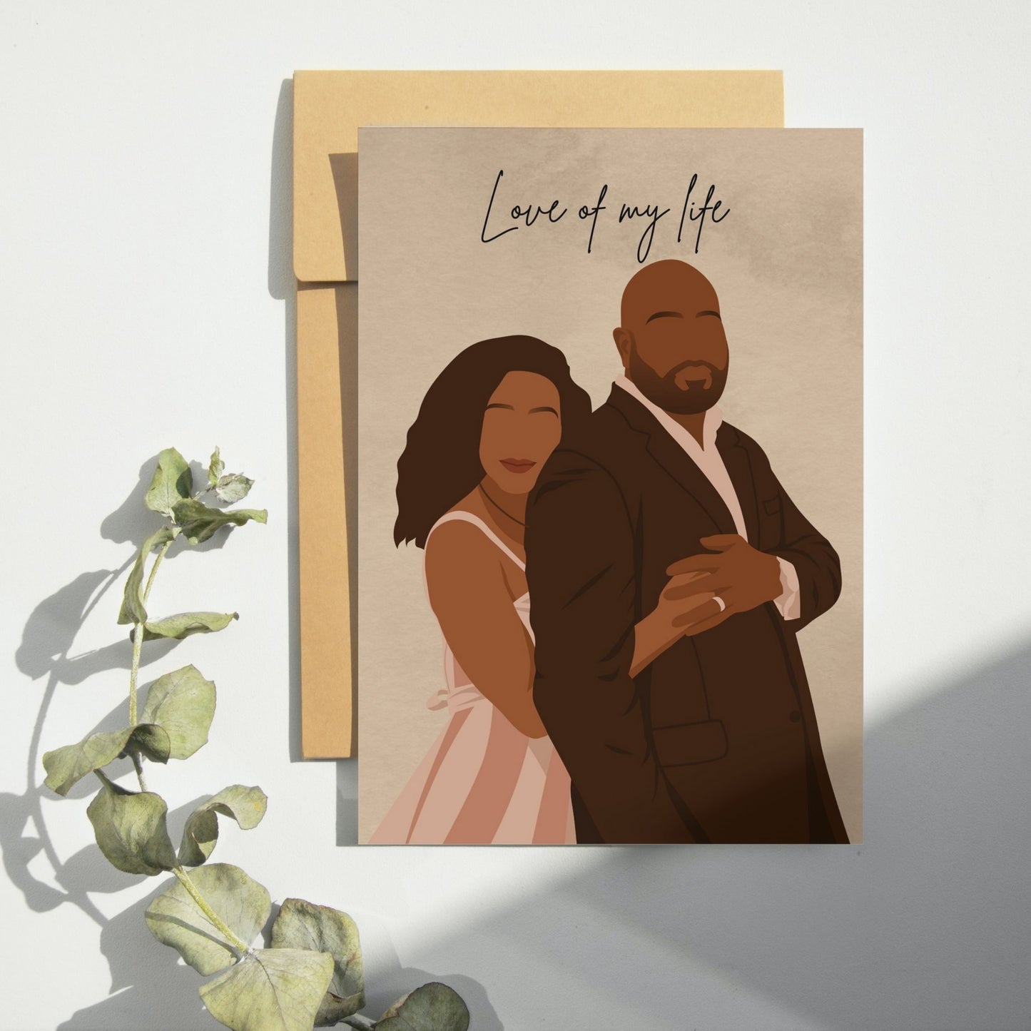 Black couple anniversary valentines day ard
