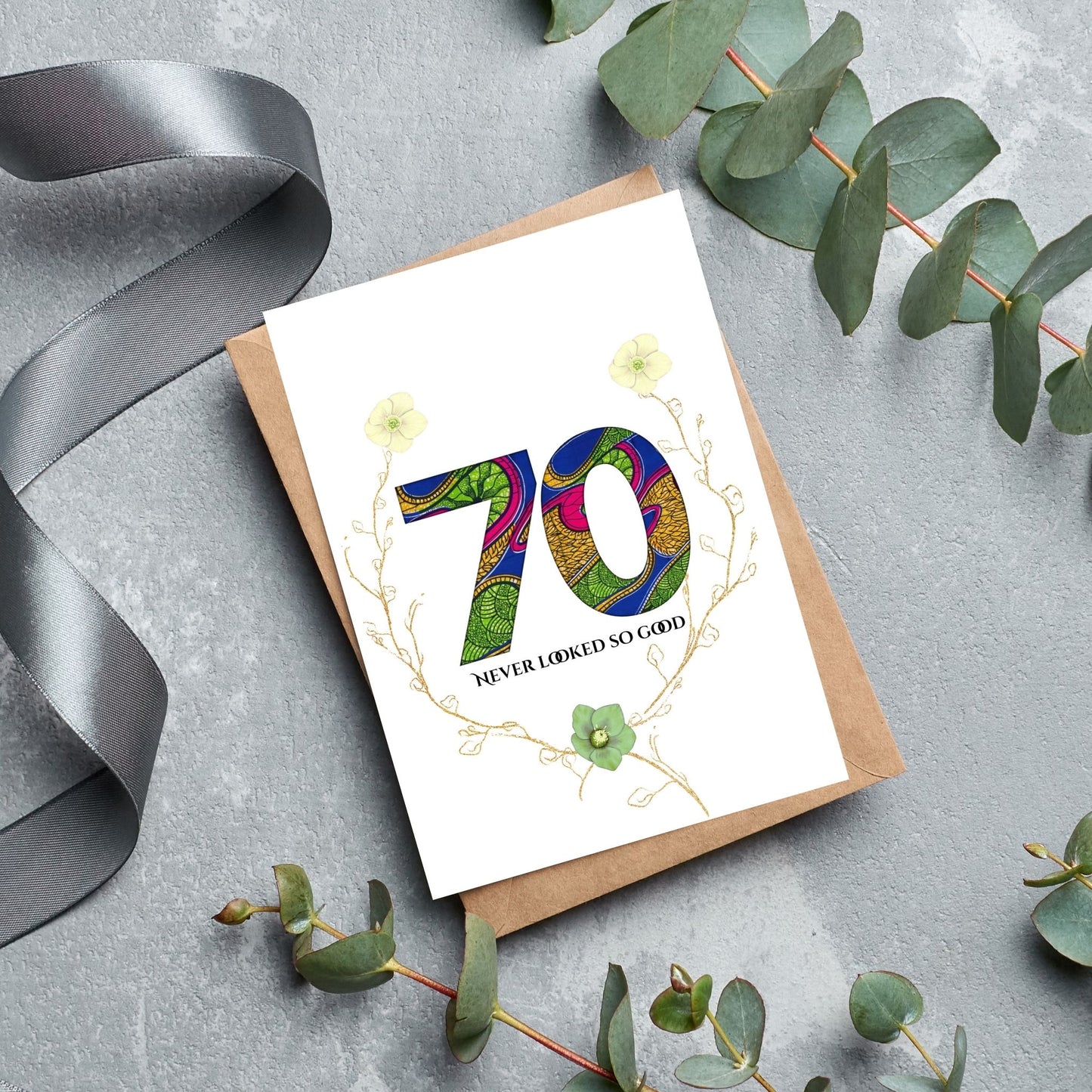 Milestones Birthday Cards in African Prints Designs