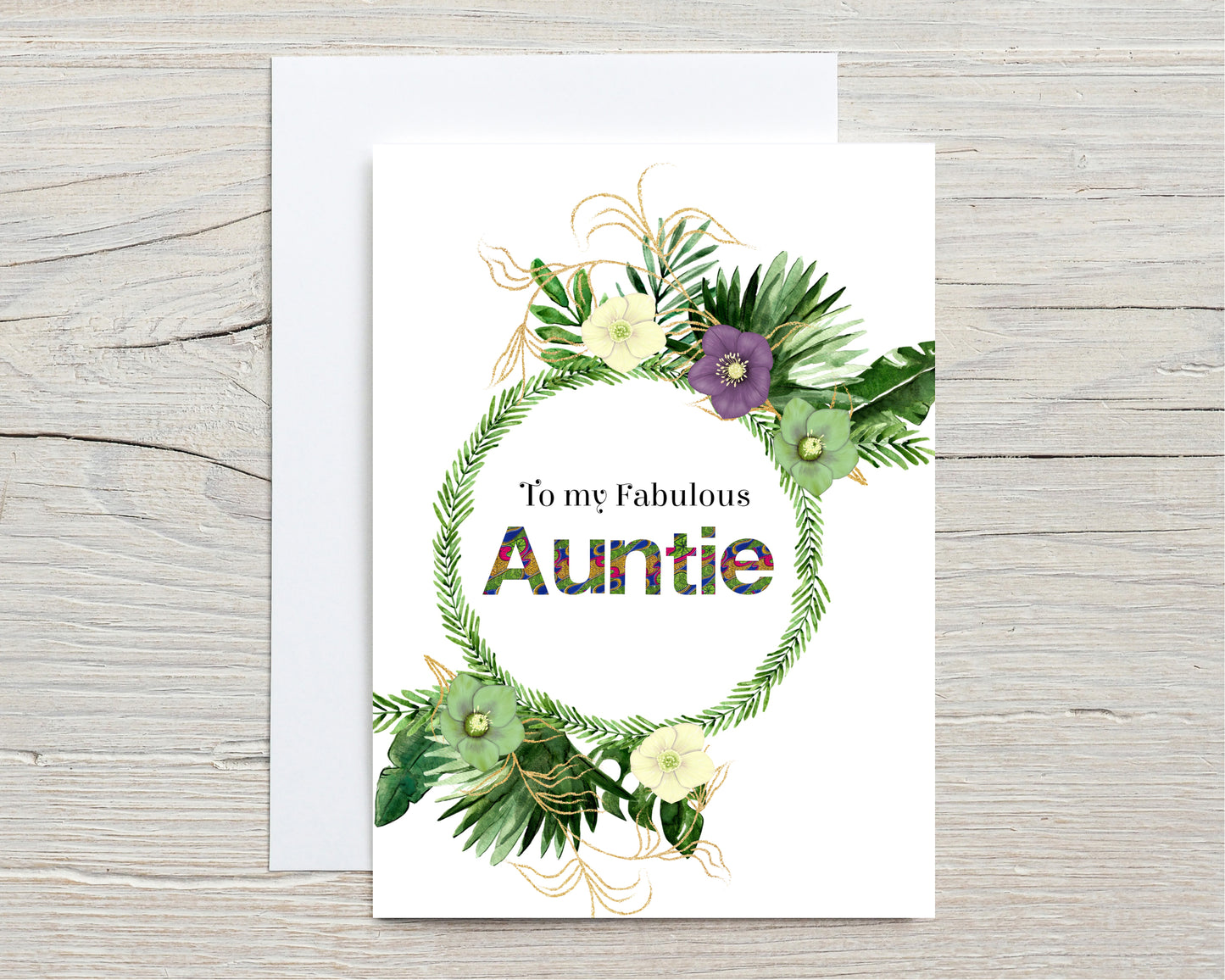 Fabulous Auntie Card