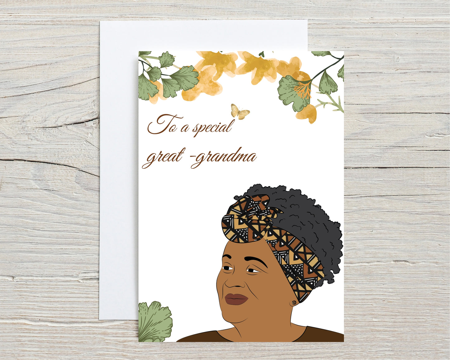 Black Grandma Card /Great-Grandma Card
