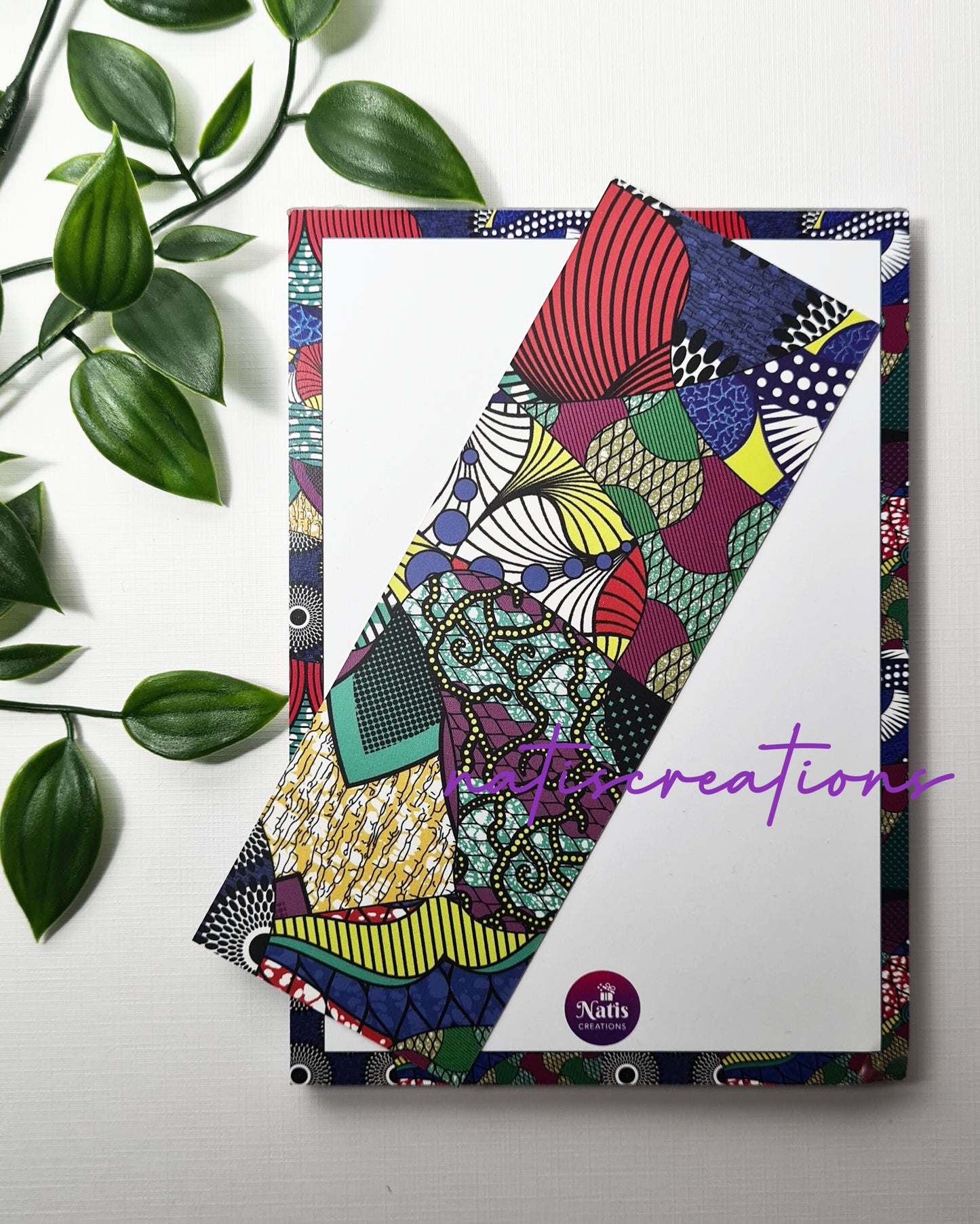 African Print Wax Afrocentric Bookmark