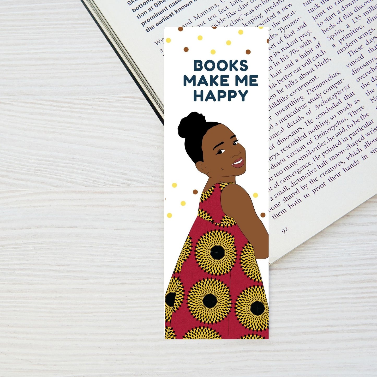 Black Girl Bookmark - Stationery