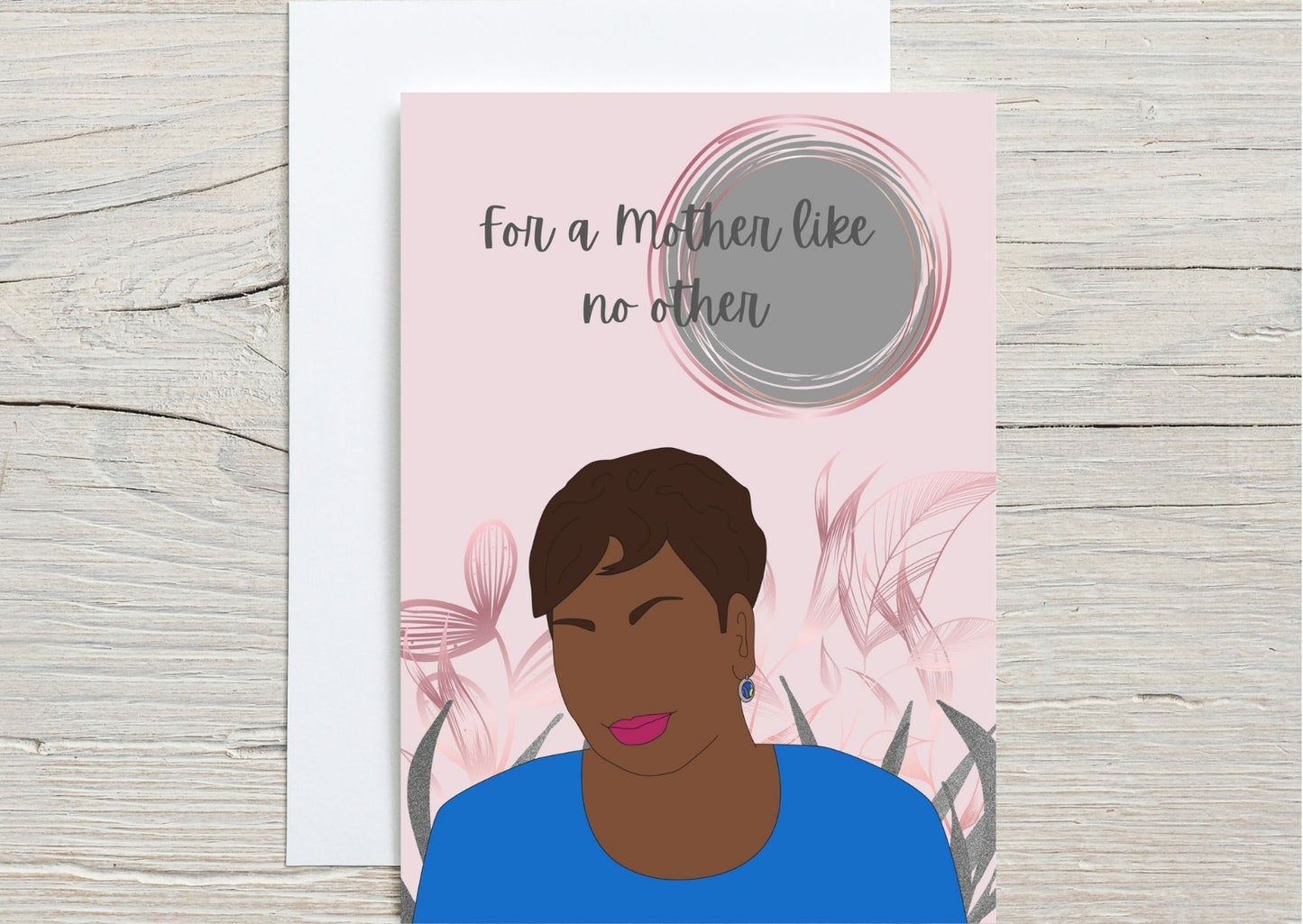 Black Woman Mothers Day Birthday Greeting Card