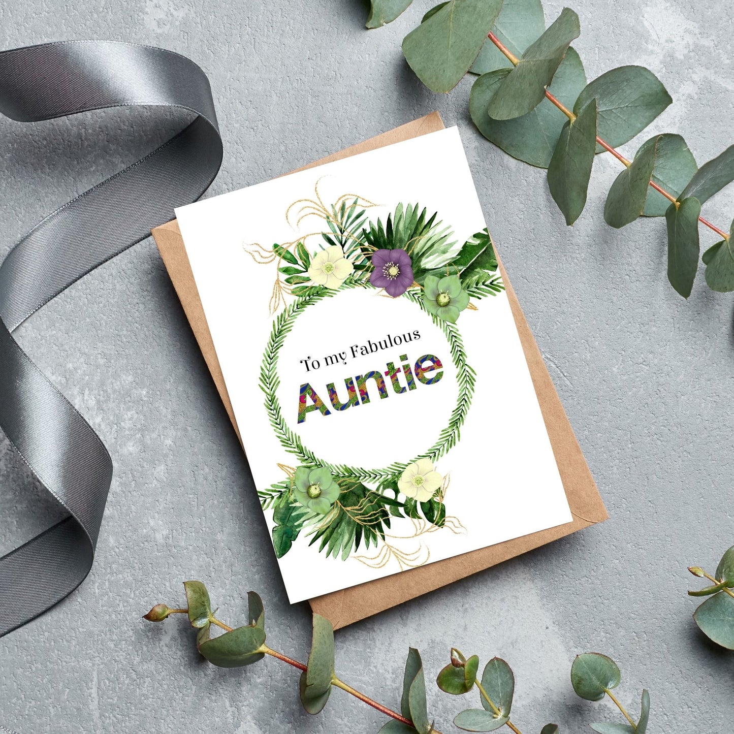 Fabulous Auntie Card