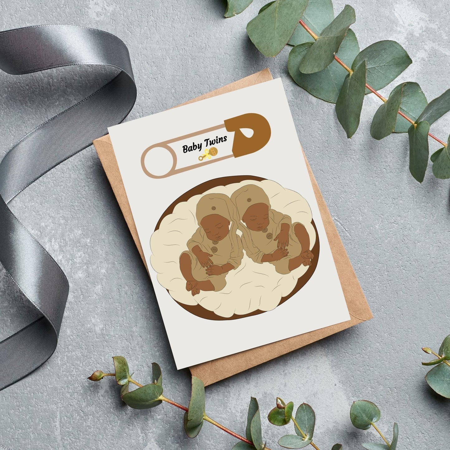 Black Baby Newborn Baby Cards