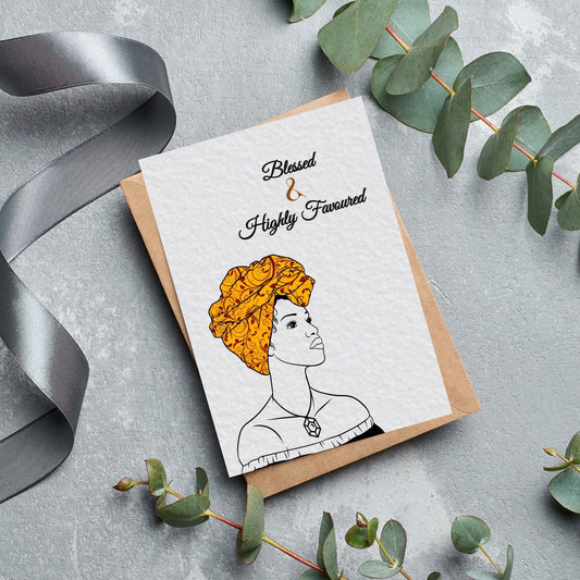 Blessed And Highly Favoured-Cards for Women