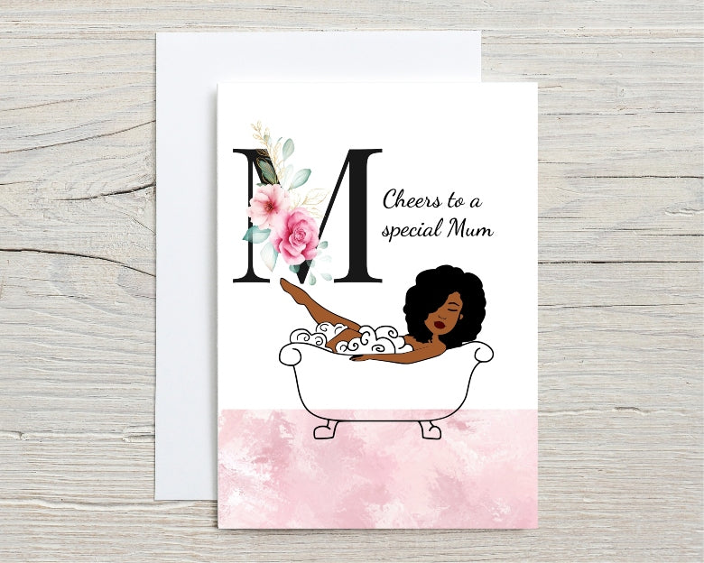 Black Woman Self Love Greeting Card