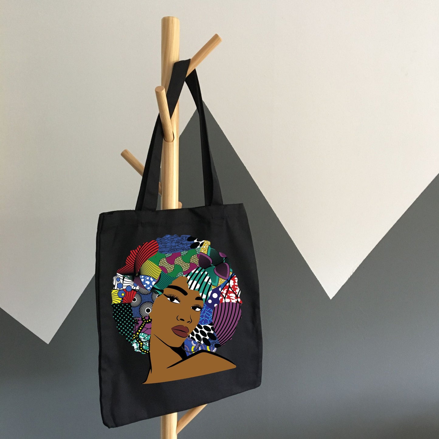 Bold Woman Cotton Tote Bag