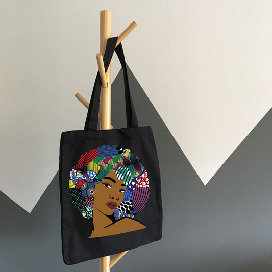 Bold Woman Cotton Tote Bag