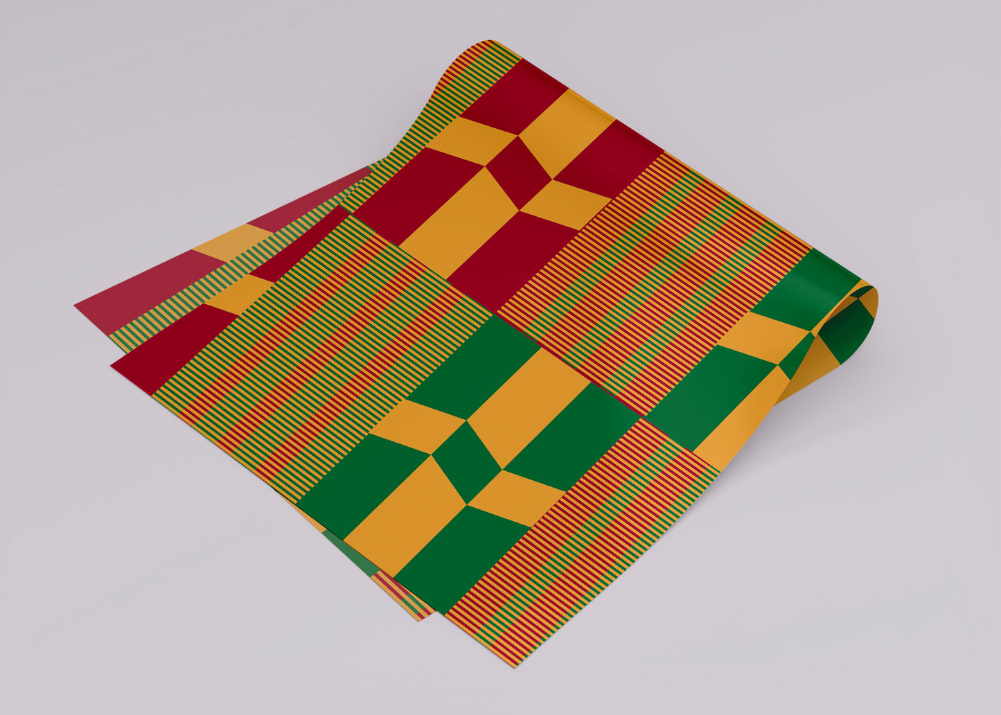 Royalty Kente Print Gift Wrap