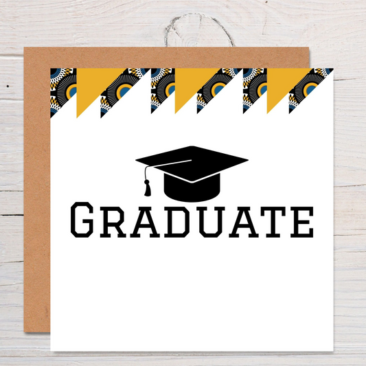 Graduation Greeting Card Graduation University African Inspired