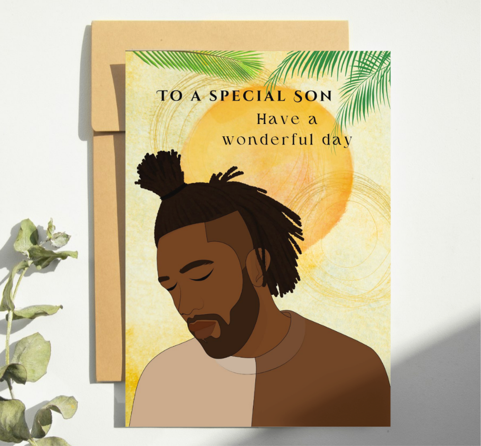 Special Son Black Man With Dreadlocks