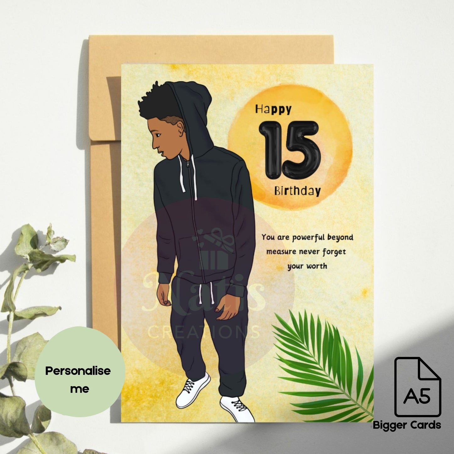 16th Boy Birthday Card