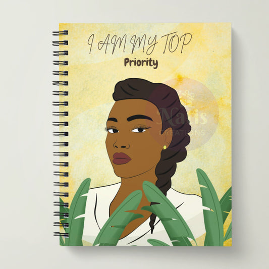 I Am My Top Priority A5 WiroBound Notebook