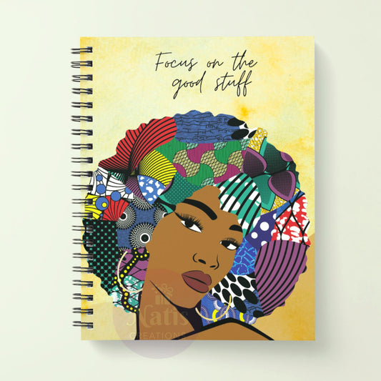 Focus On The Good Stuff A5 WiroBound Notebook