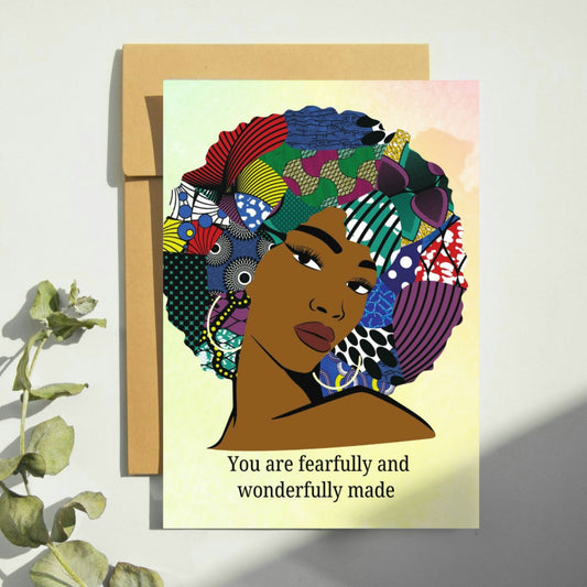 Black Girl Birthday Inspirational Any Occasion Card