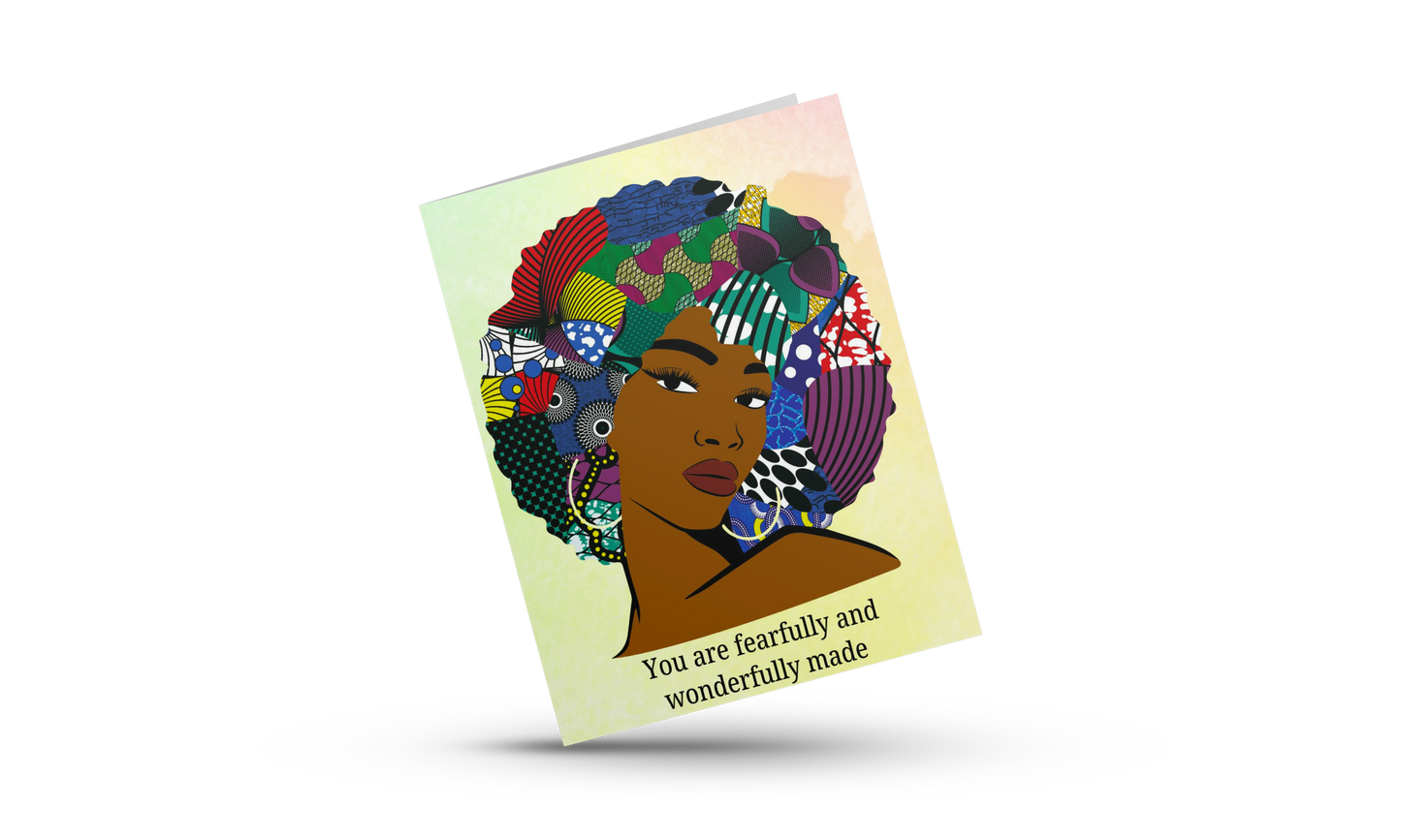 Black Girl Birthday Inspirational Any Occasion Card