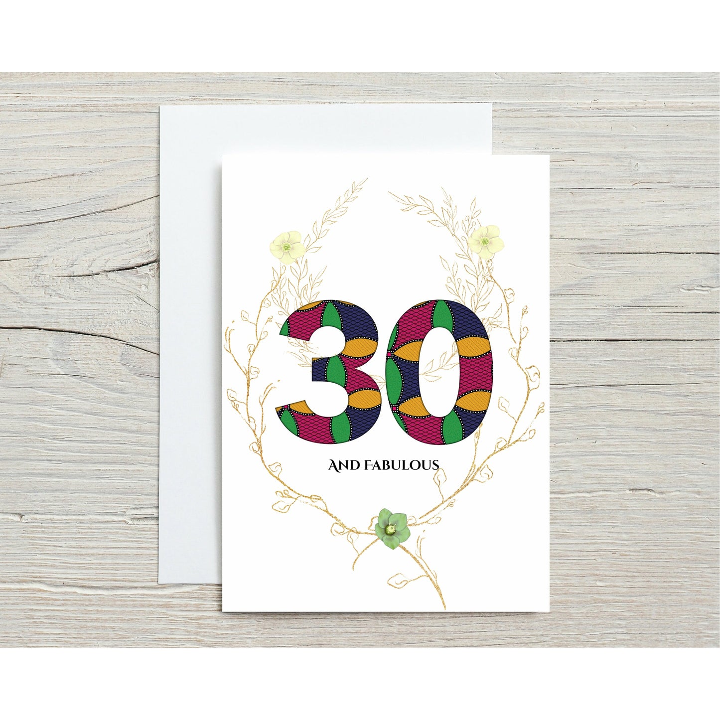 Milestones Birthday Cards in African Prints Designs