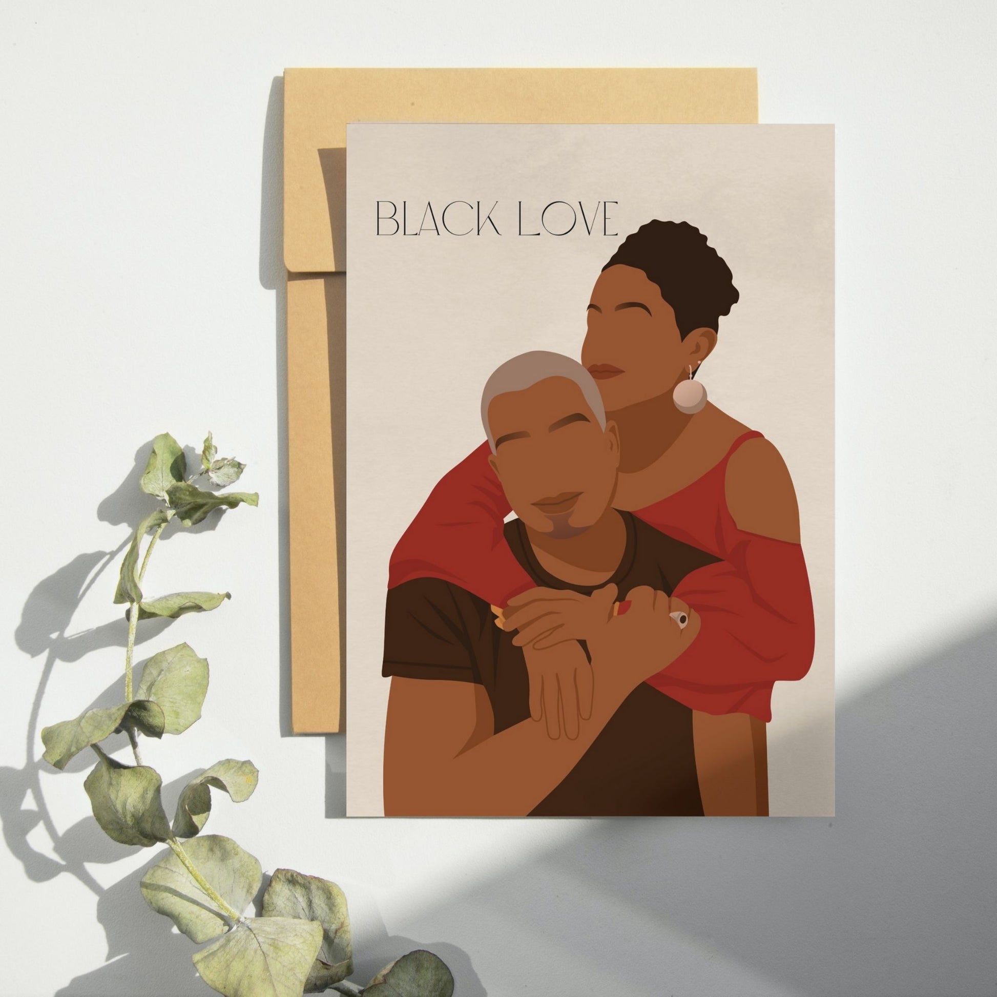 Black Love Valentines Anniversary Card Our Love is special 